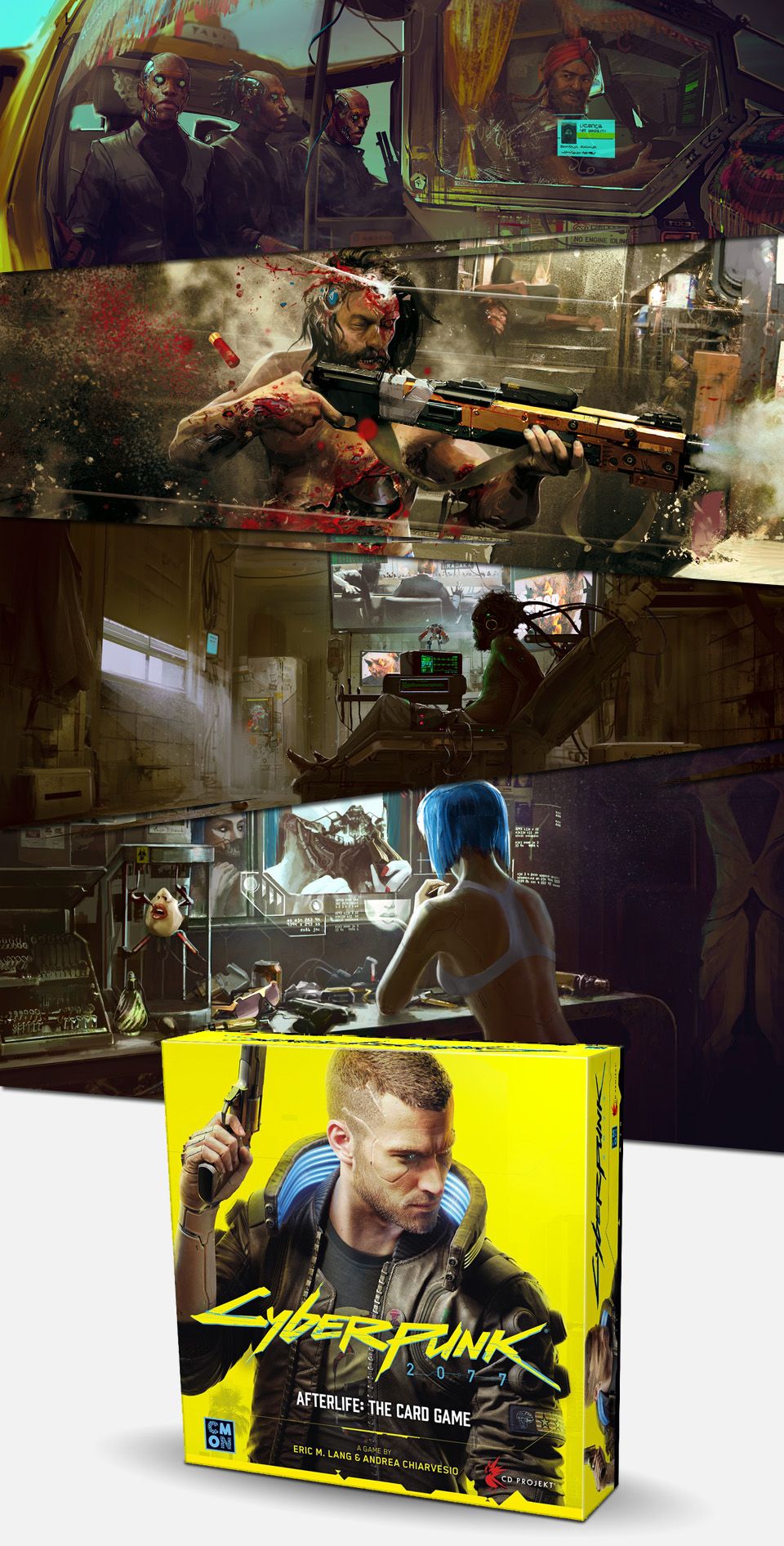 Coperta Cyberpunk 2077: Afterlife – The Card Game