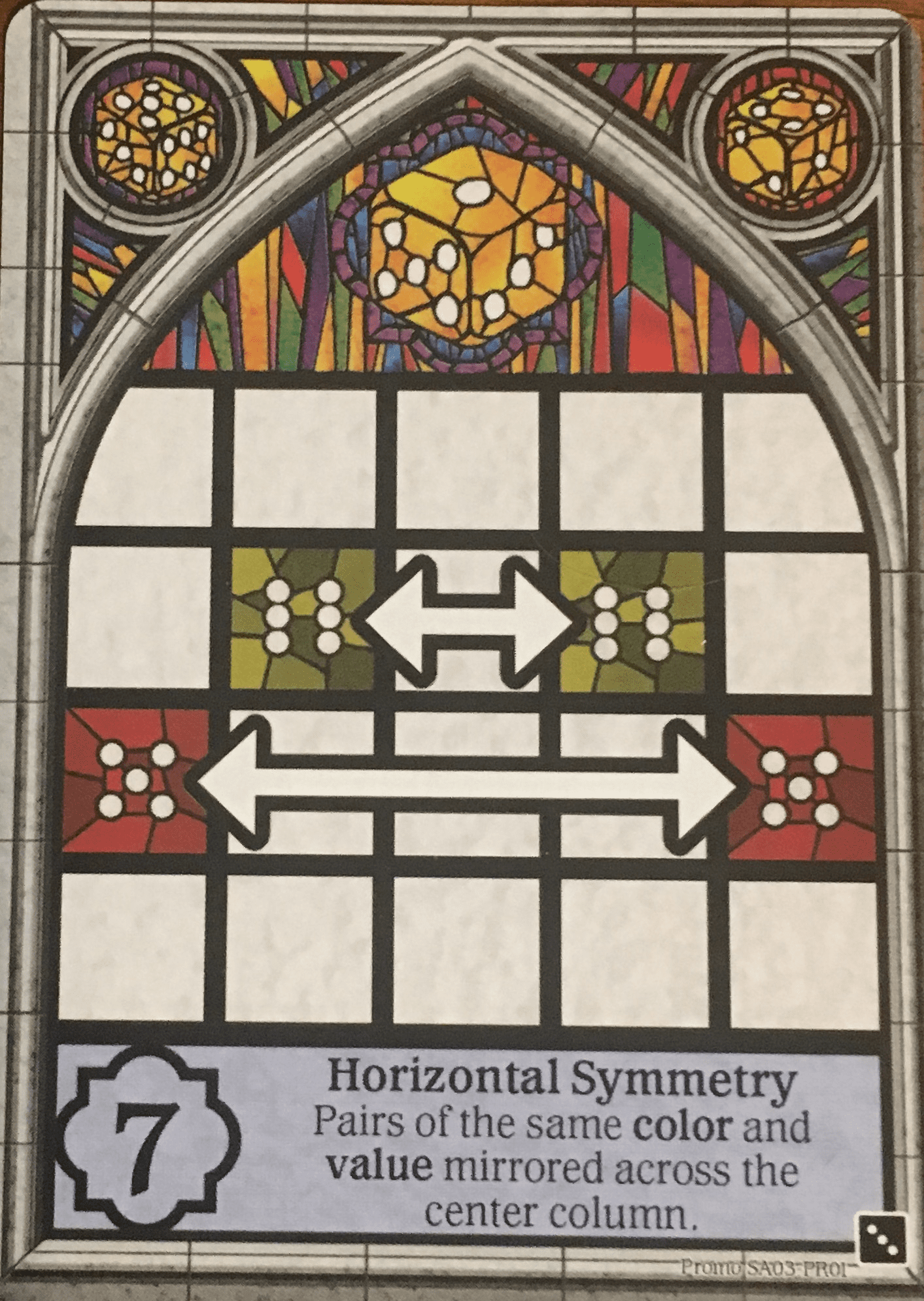 Sagrada: Horizontal Symmetry Promo Card doboz