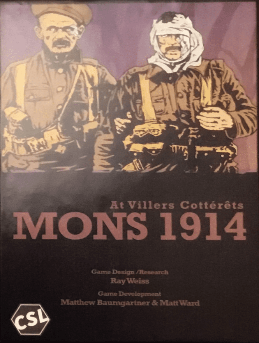 At Villers Cottérêts: Mons 1914 doboz