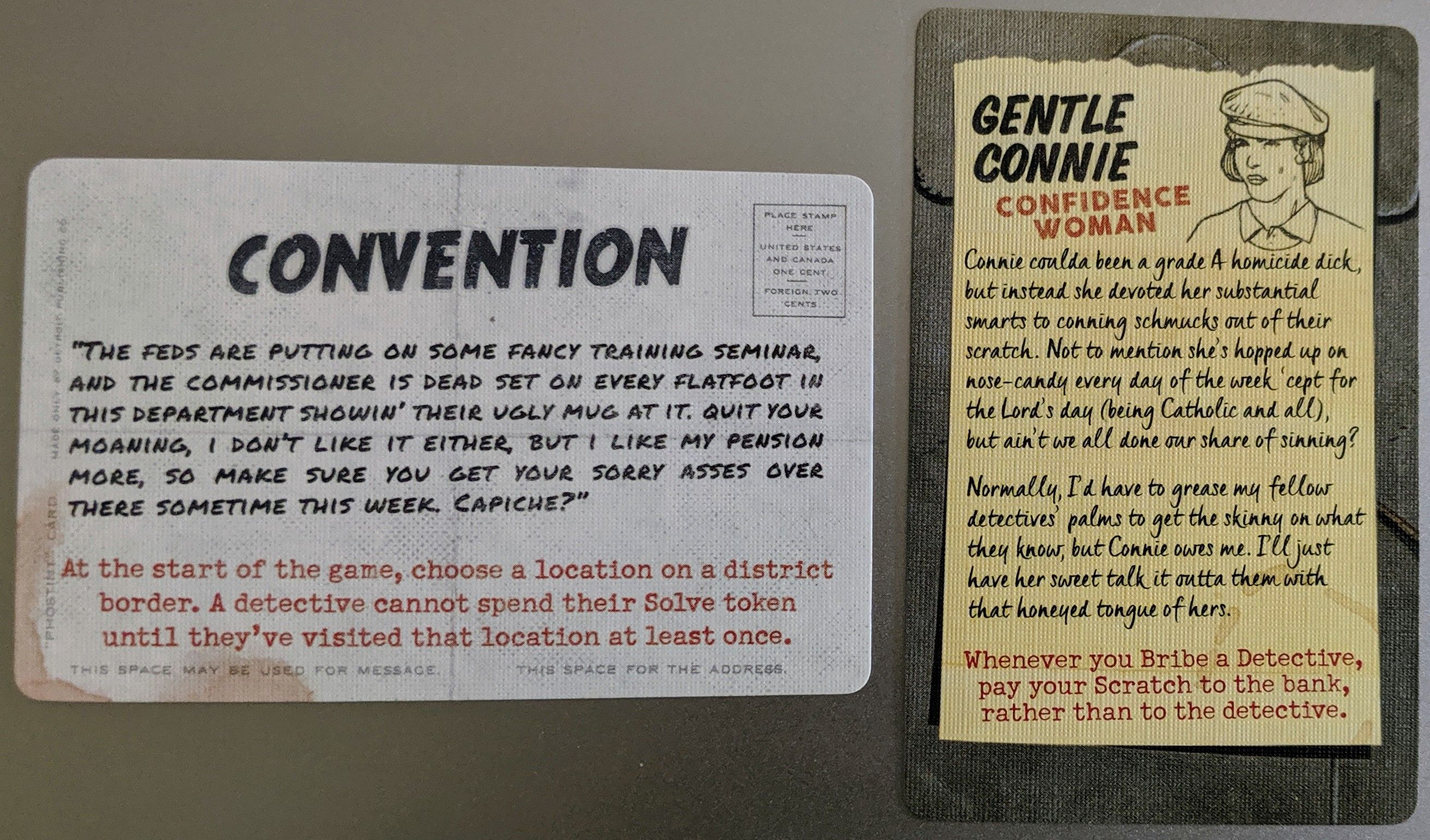 Detective: City of Angels – Gen Con 2019 Promo Cards doboz
