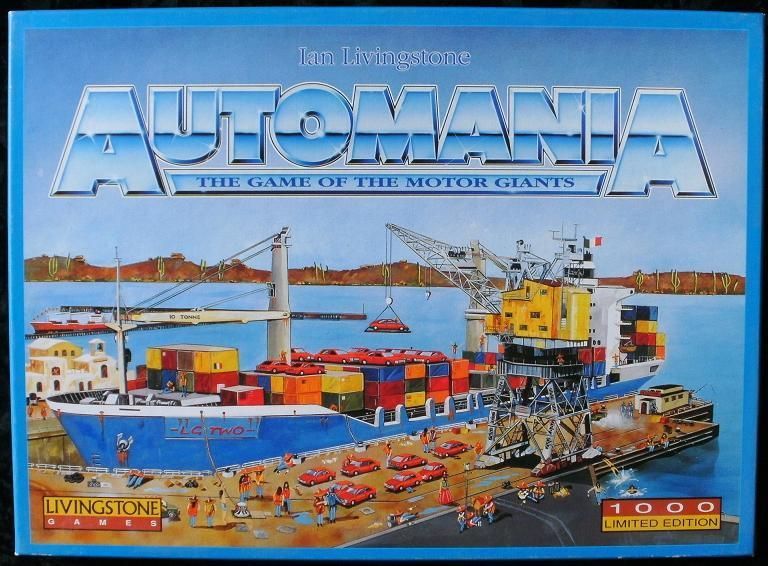 Automania: The Game of the Motor Giants box art