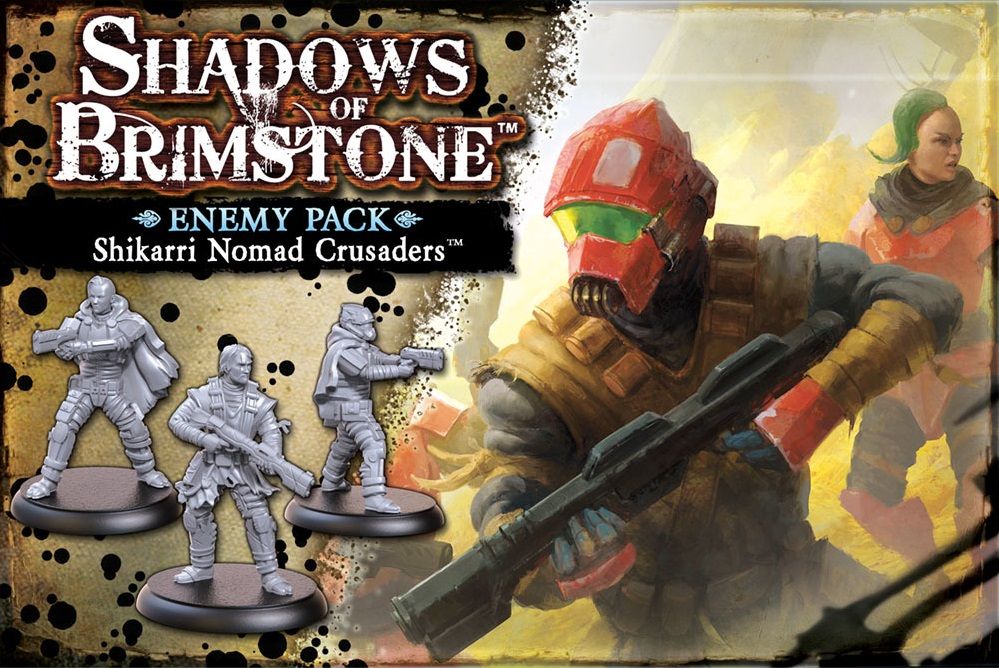 Shadows of Brimstone: Shikarri Nomad Crusaders Enemy Pack box art