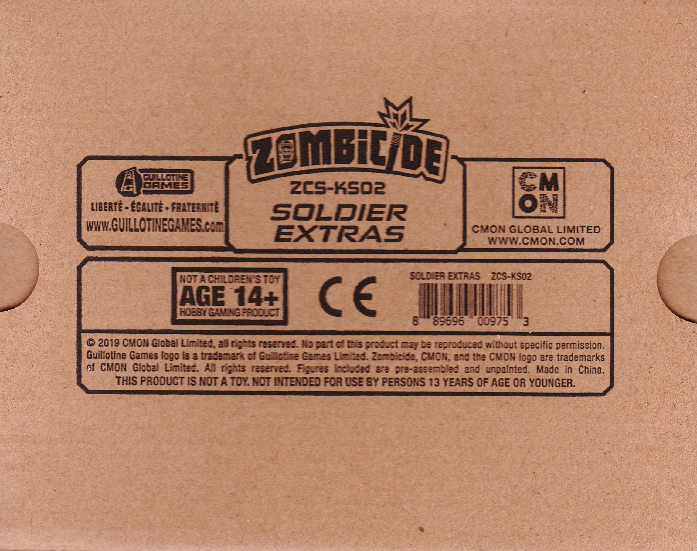 Zombicide: Invader – Soldier Extras doboz