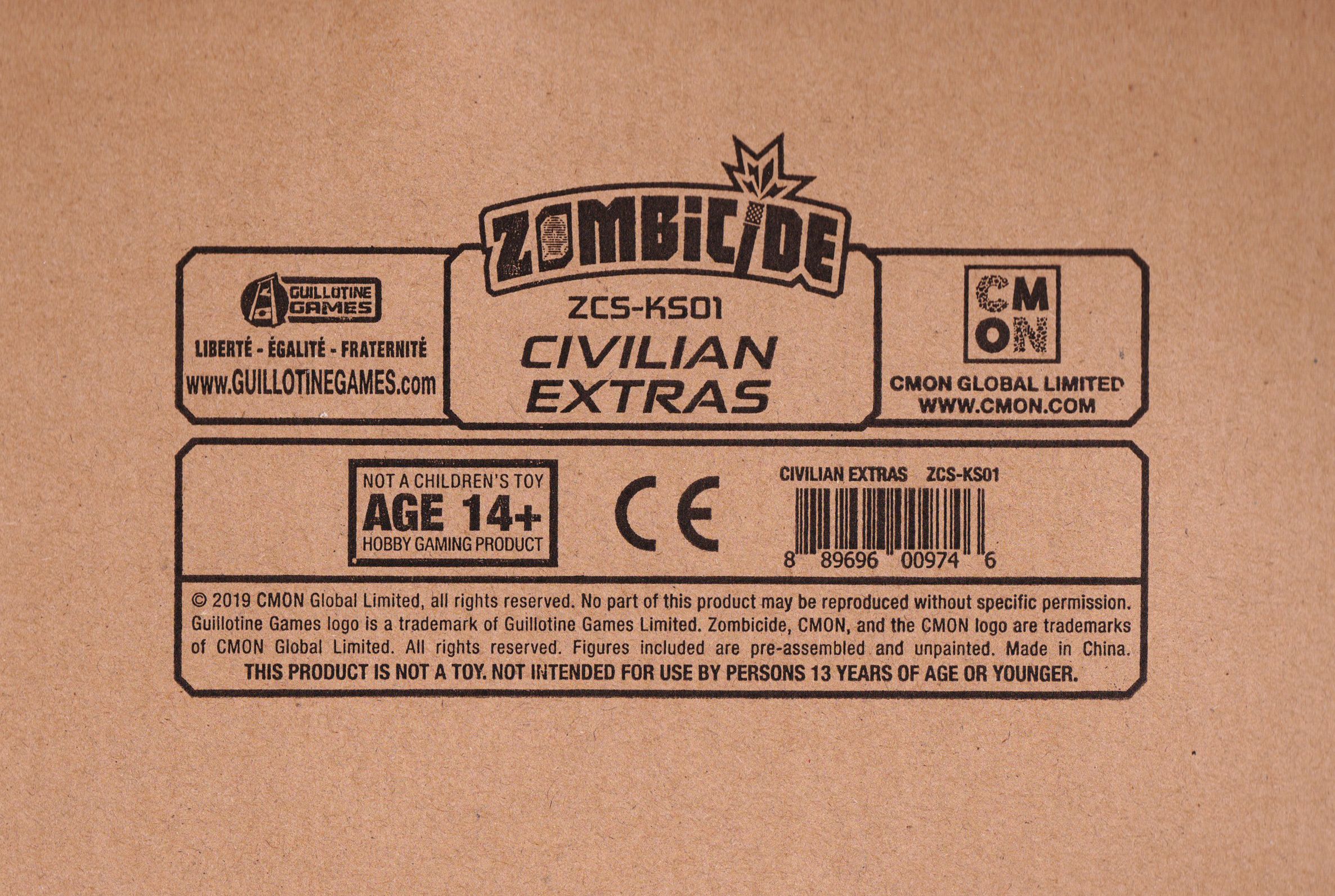 Zombicide: Invader – Civilian Extras doboz