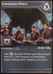 Shards of Infinity: Subversion Elders Promo Card