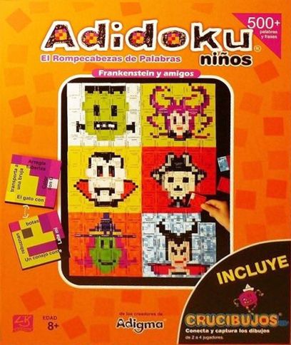 Adidoku Niños: Frankenstein y Amigos doboz