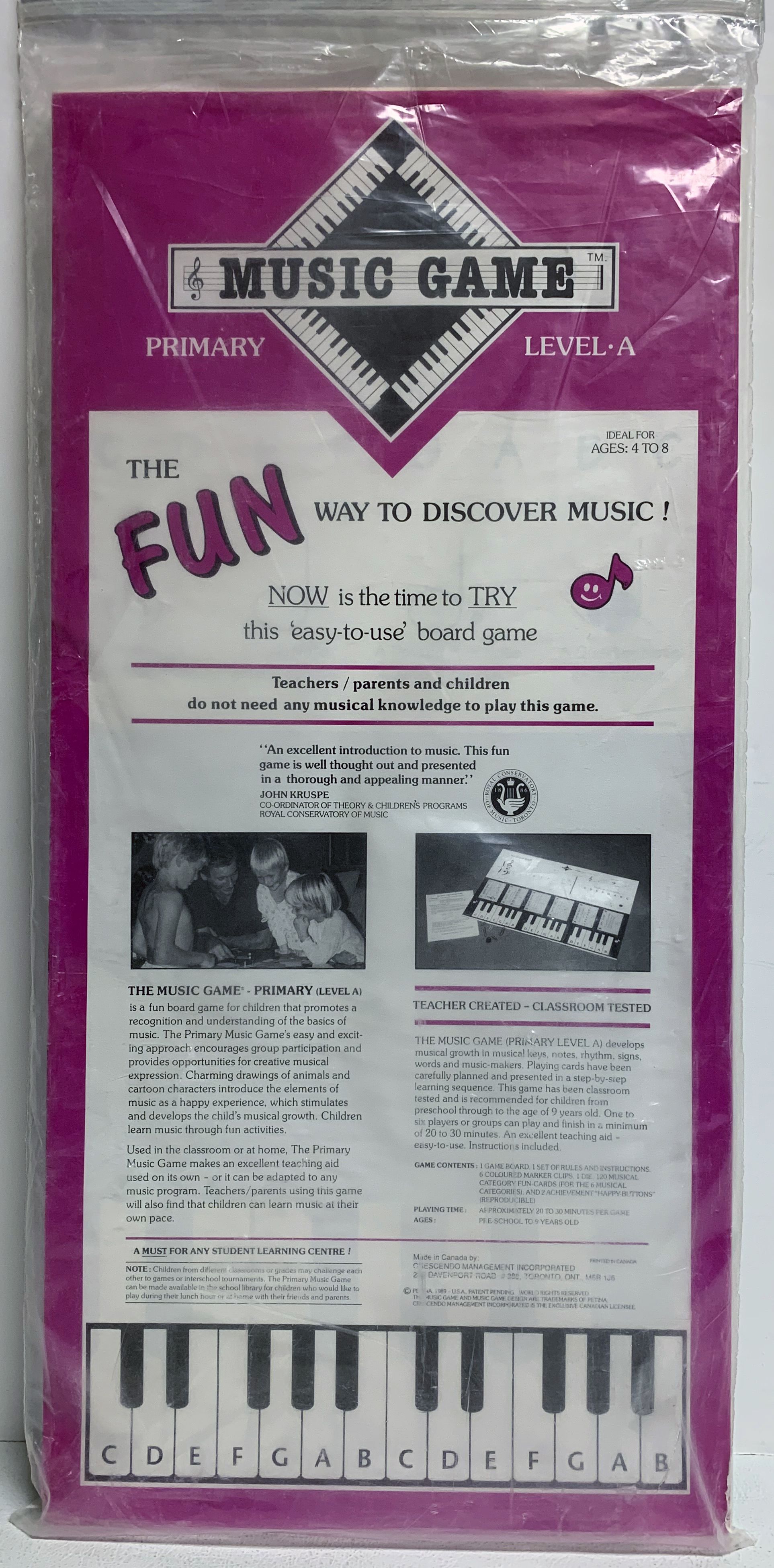 The Music Game: Primary (Level A) doboz