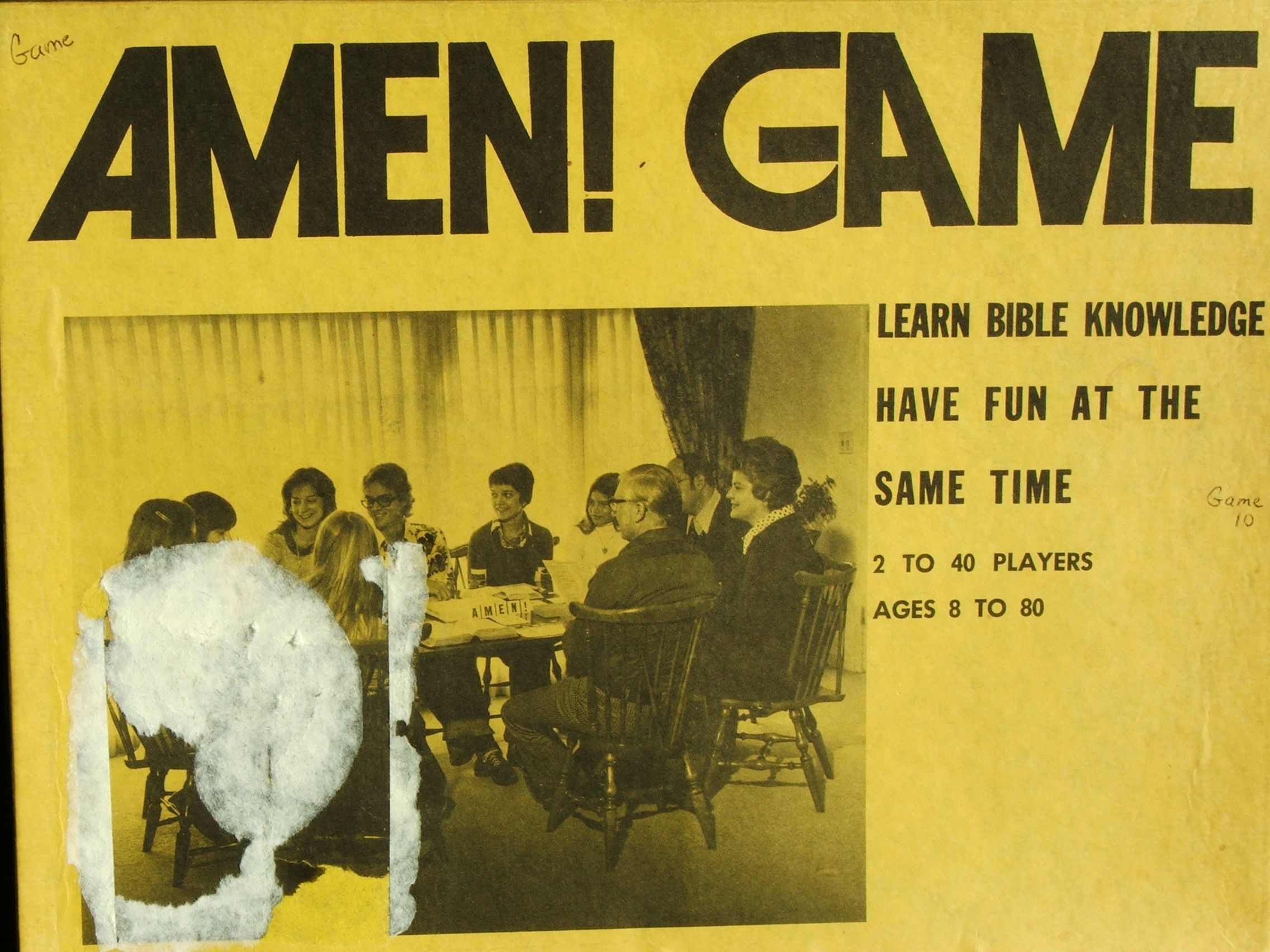 Amen! Game box art