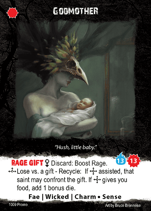 Apocrypha Adventure Card Game: Godmother Promo Card doboz