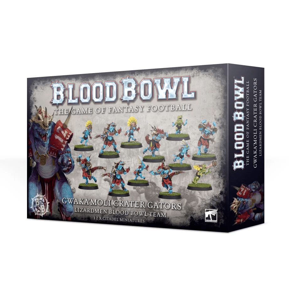 Blood Bowl (2016 Edition): Gwaka'moli Crater Gators – Lizardmen Blood Bowl Team doboz