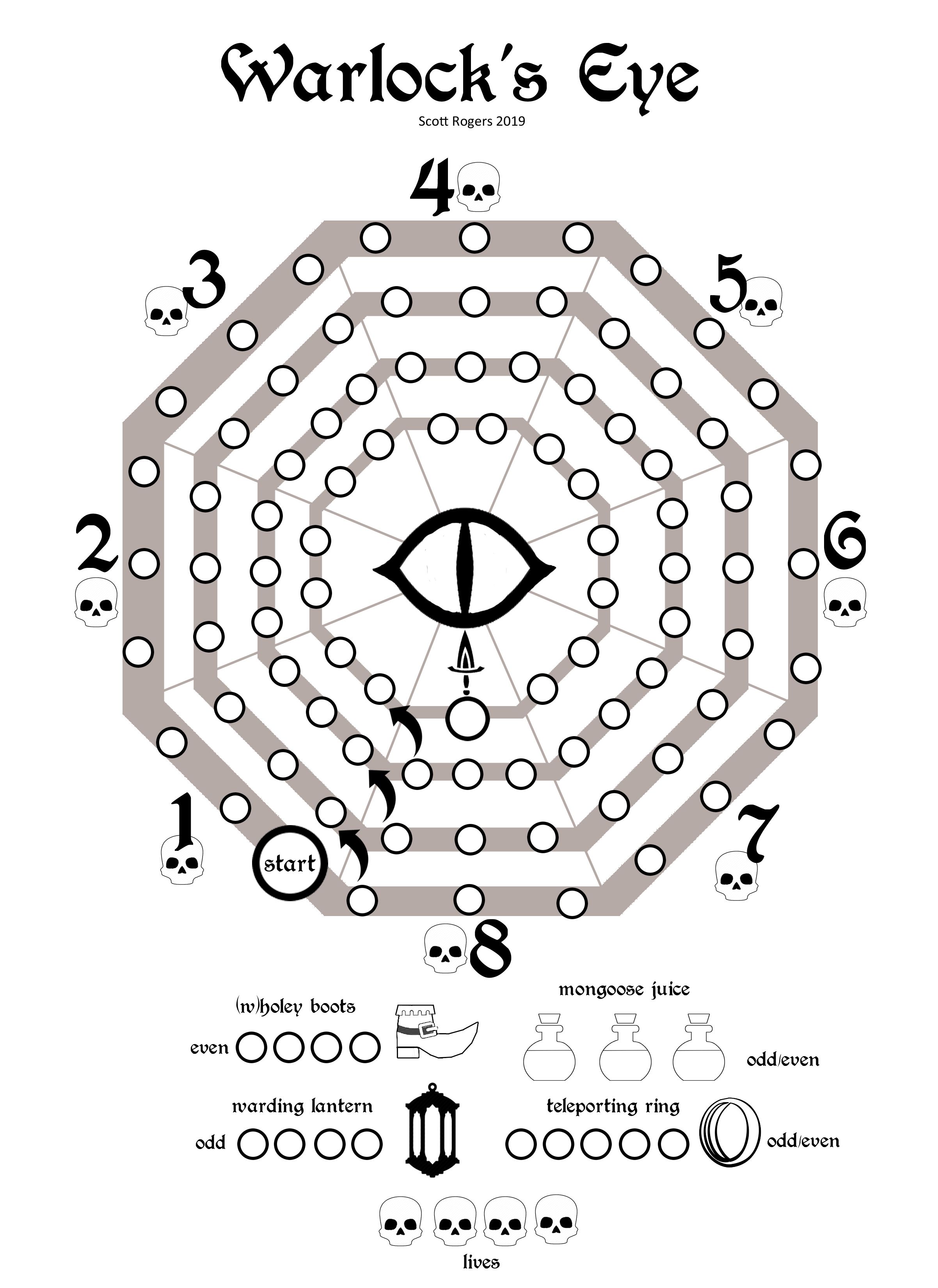 Warlock's Eye doboz