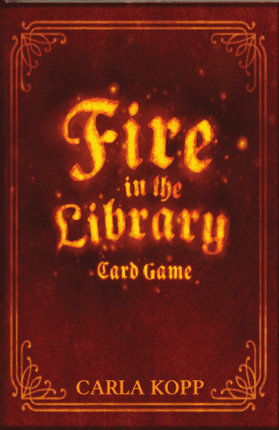Fire in the Library: The Card Game box art