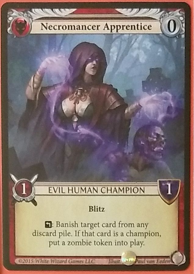 Epic Card Game: Necromancer Apprentice Promo Card box art