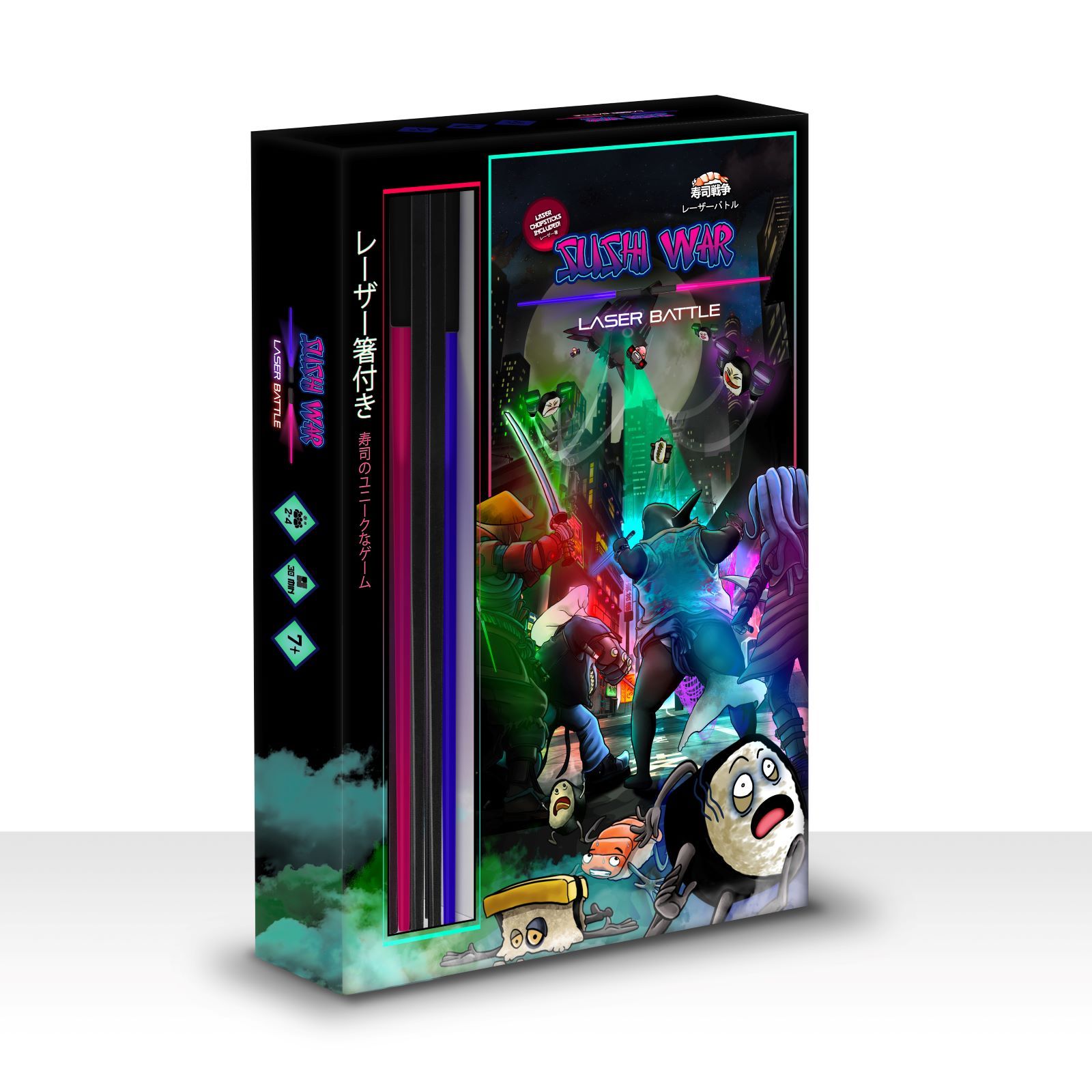 Sushi War: Laser Battle box art