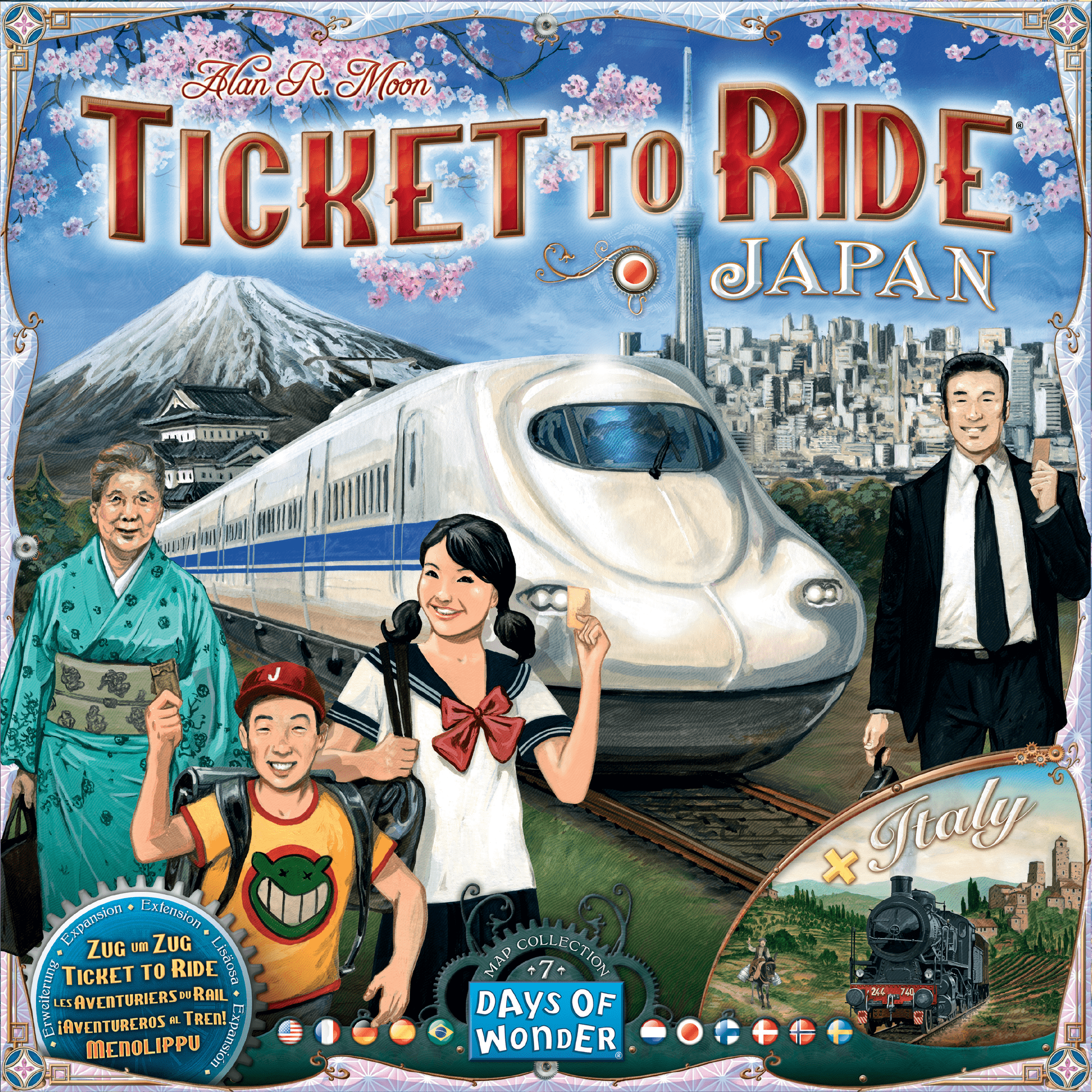 Ticket to Ride Map Collection 7: Japan & Italy doboz