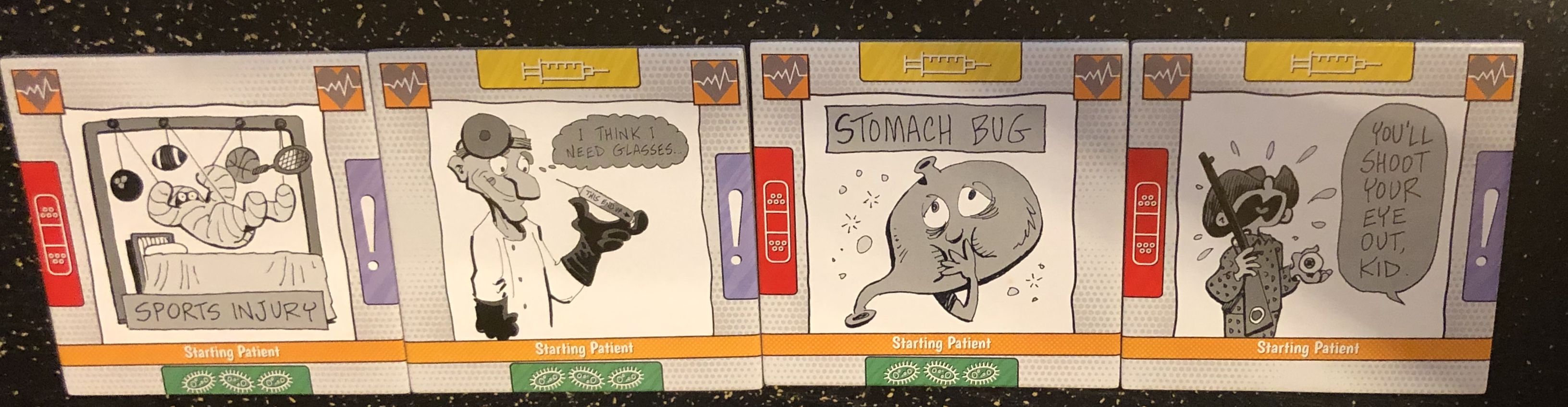 Bad Doctor Expansion: 4 Starting Patient Cards doboz