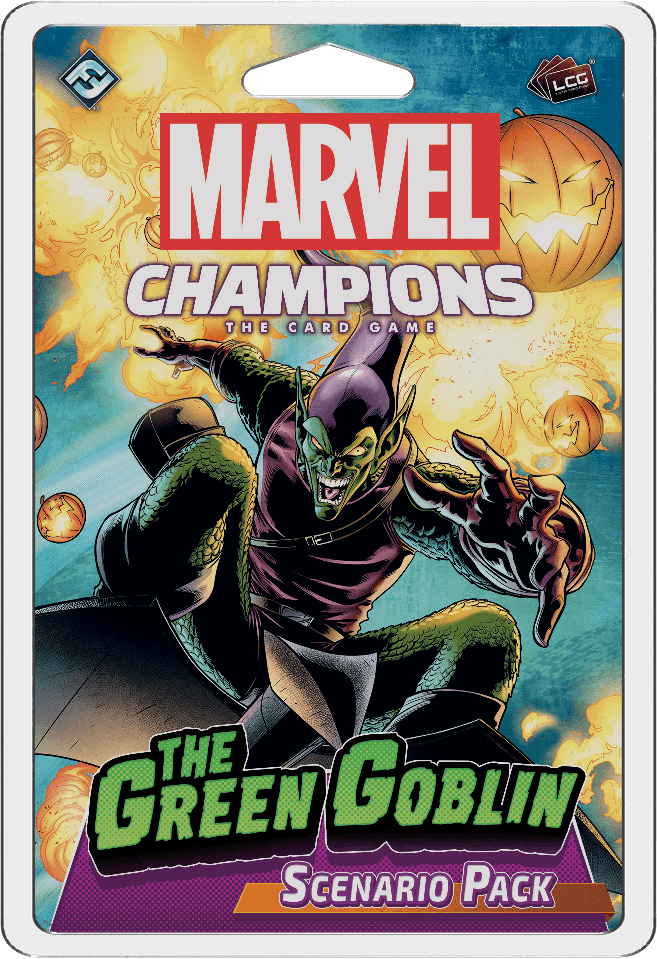 Marvel Champions: The Card Game – The Green Goblin Scenario Pack box art
