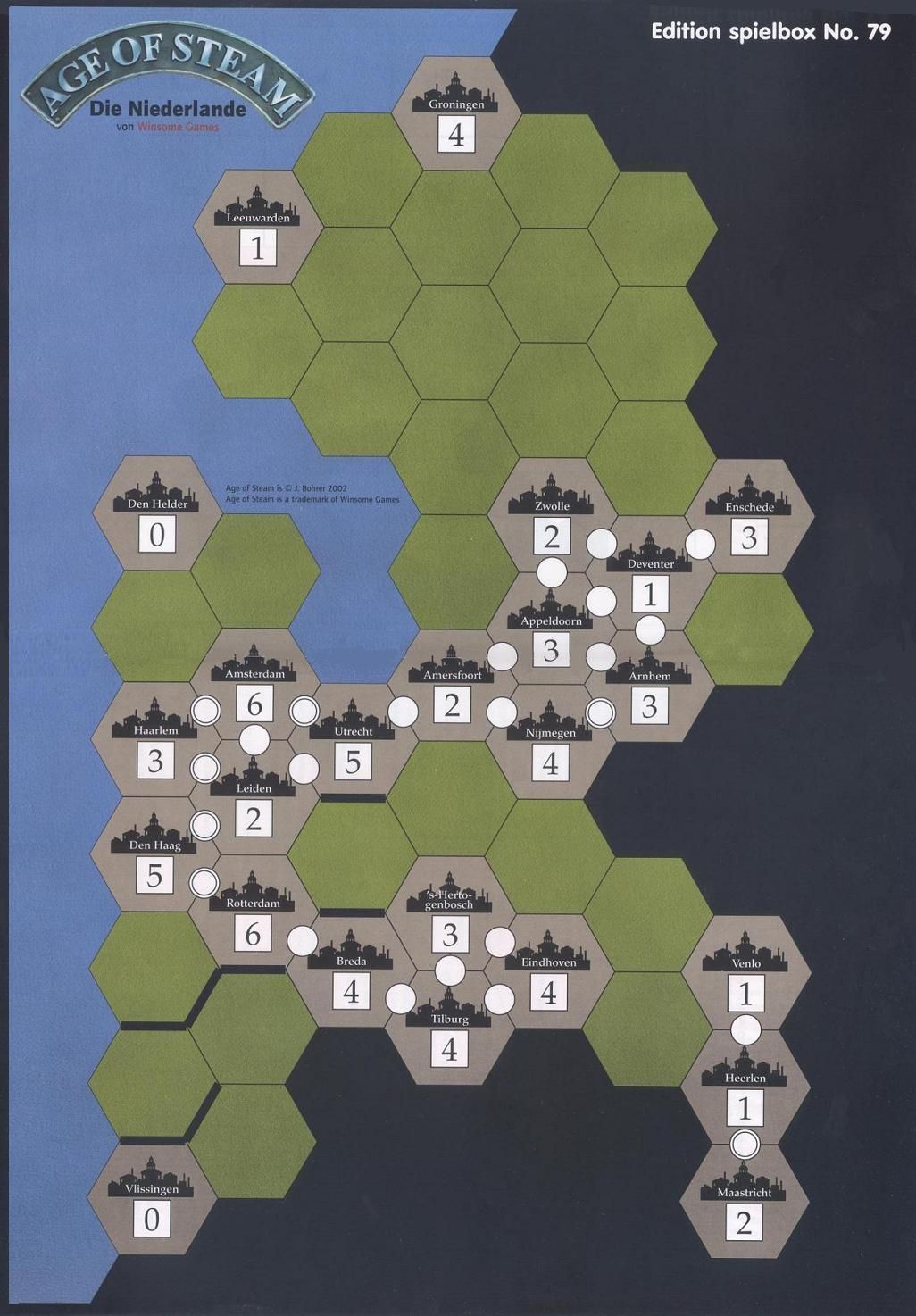Age of Steam Expansion: The Netherlands box art