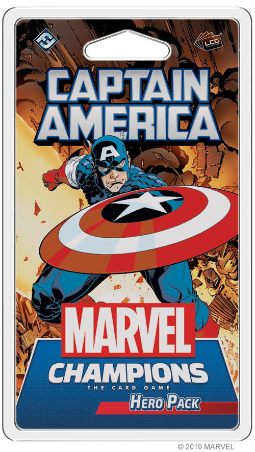 Marvel Champions: The Card Game – Captain America Hero Pack box art