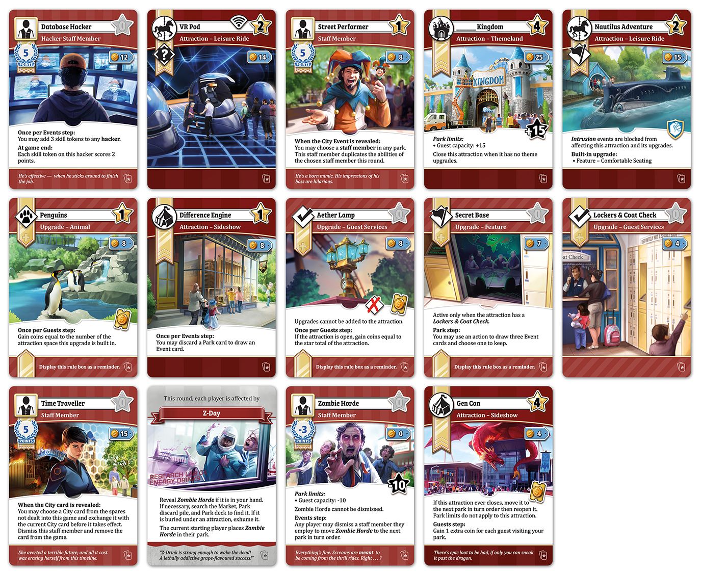 Unfair: ABDW Kickstarter Sneak Peek Cards box art