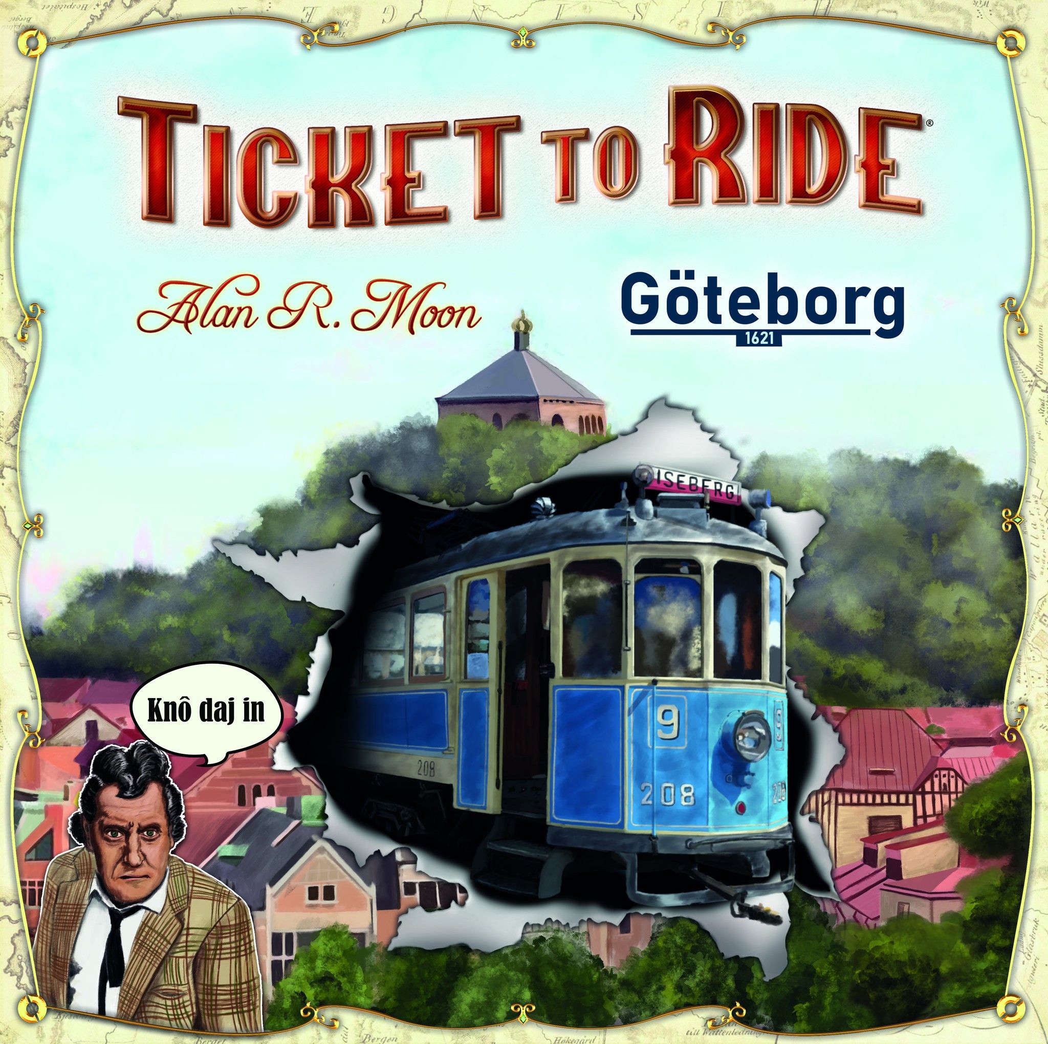 Göteborg (fan expansion for Ticket to Ride) box art