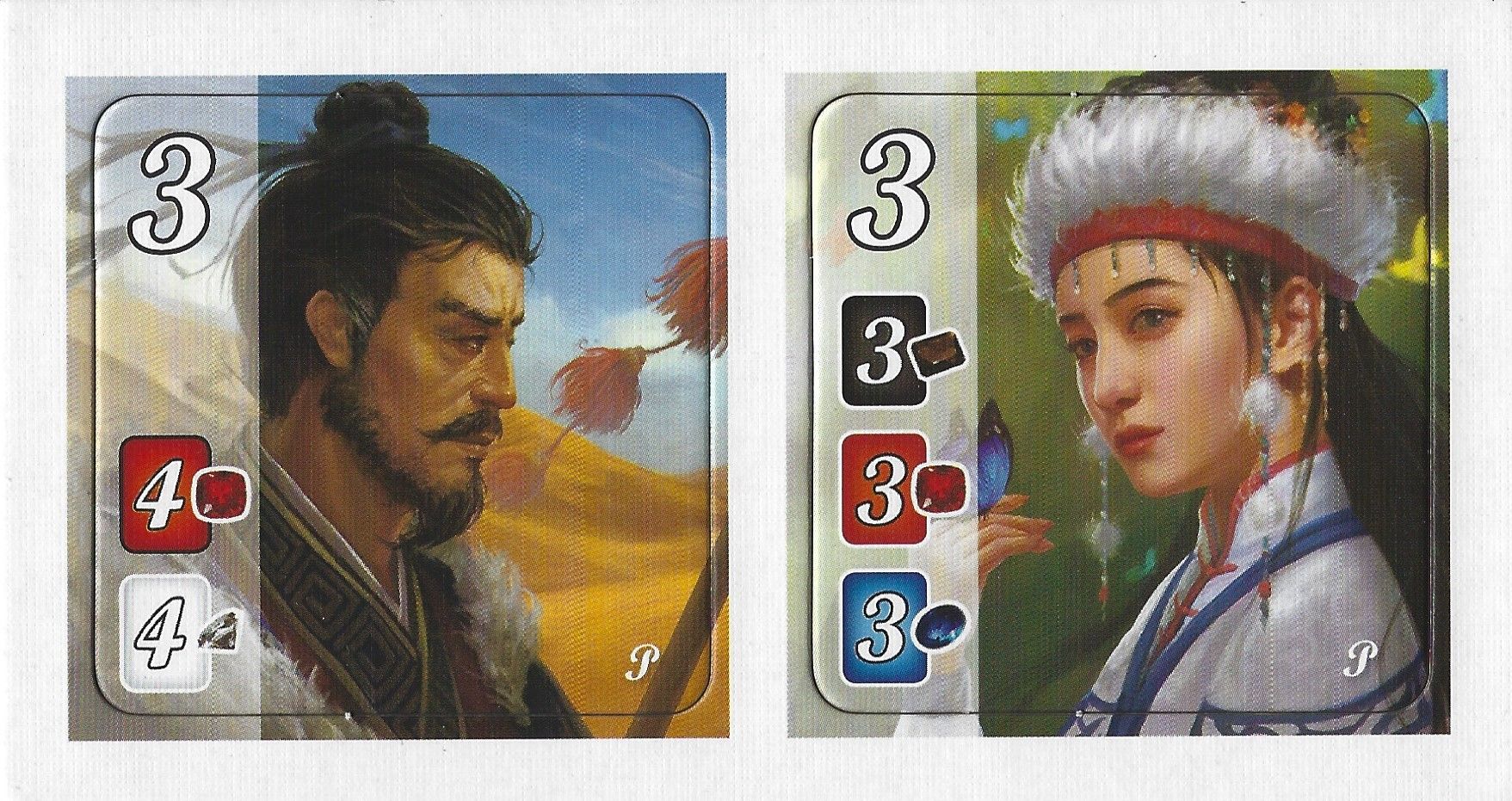 Splendor: Dice Con 2019 Promo Tiles – Zhang Qian and Xiang Fei doboz