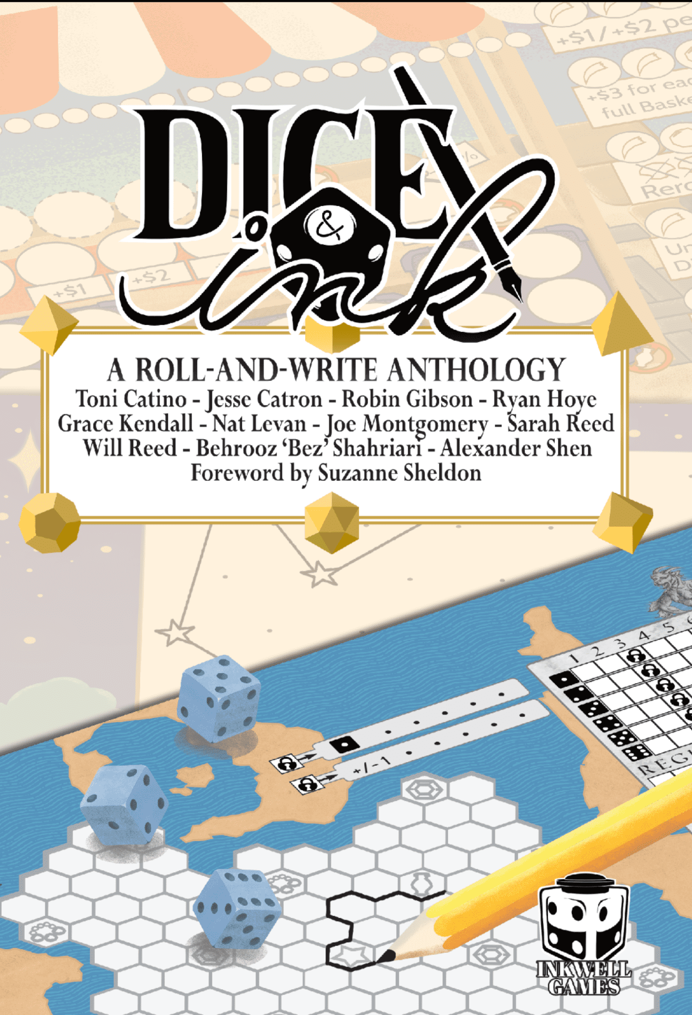 Dice & Ink: A Roll & Write Anthology box art