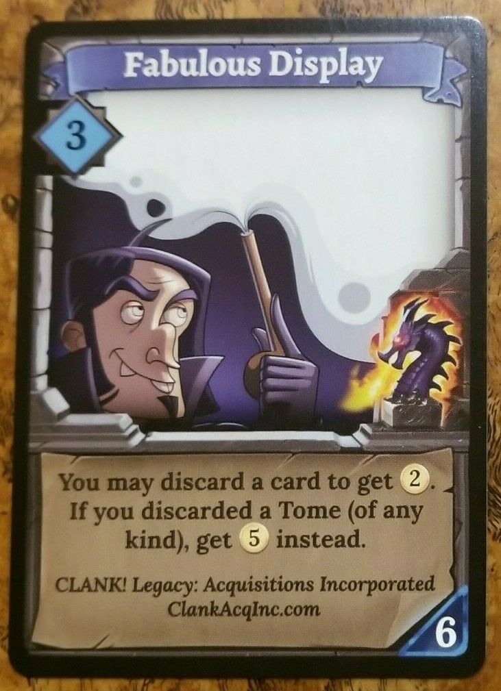 Clank! Legacy: Fabulous Display Promo Card doboz