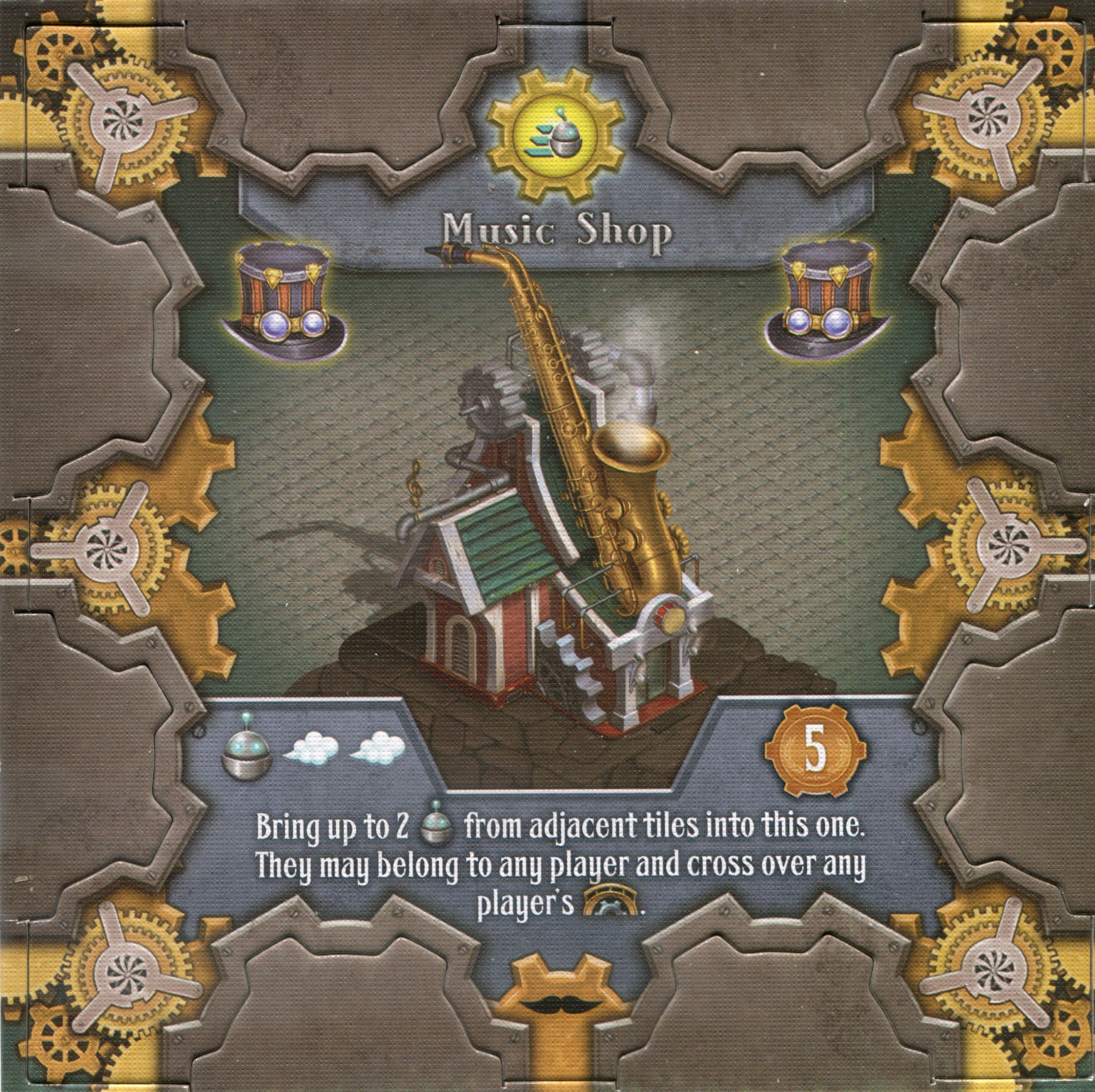City of Gears: Music Shop Promo Tile doboz
