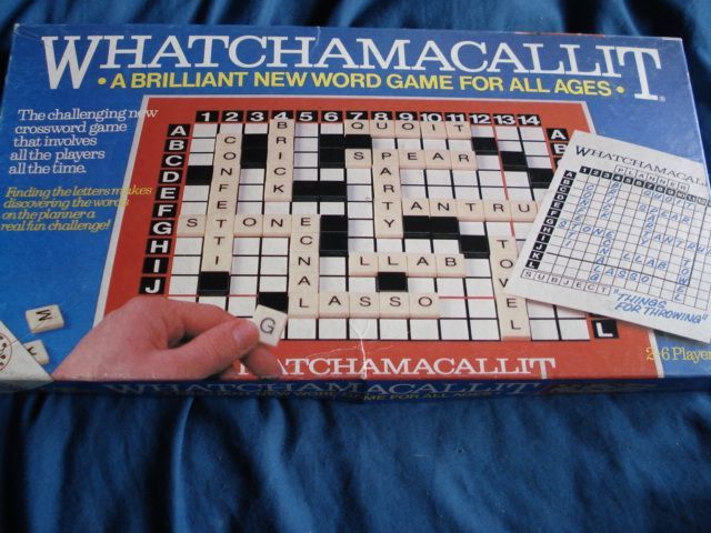 Whatchamacallit Word Game doboz
