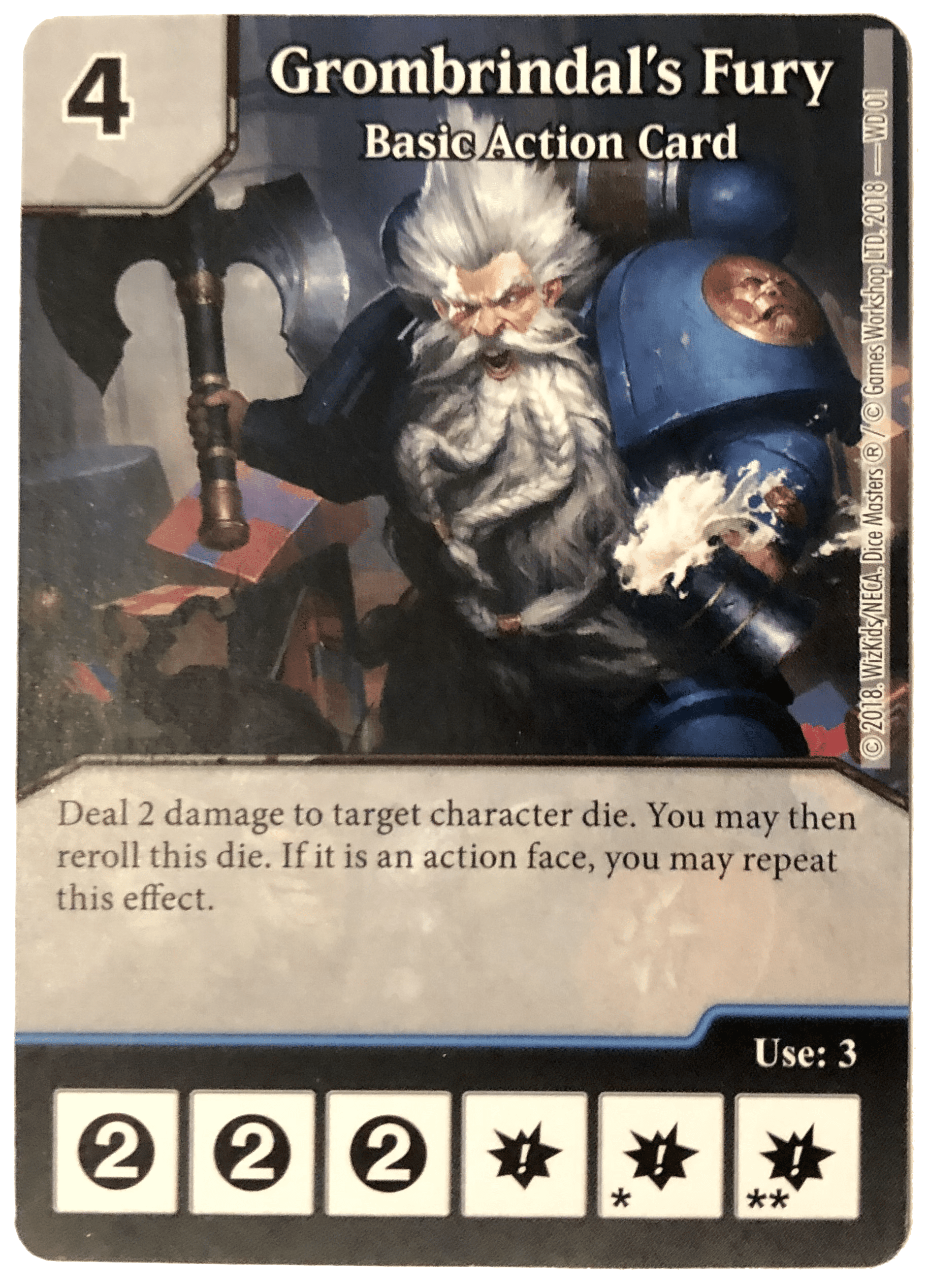 Warhammer 40,000 Dice Masters: Grombrindal's Fury Promo box art