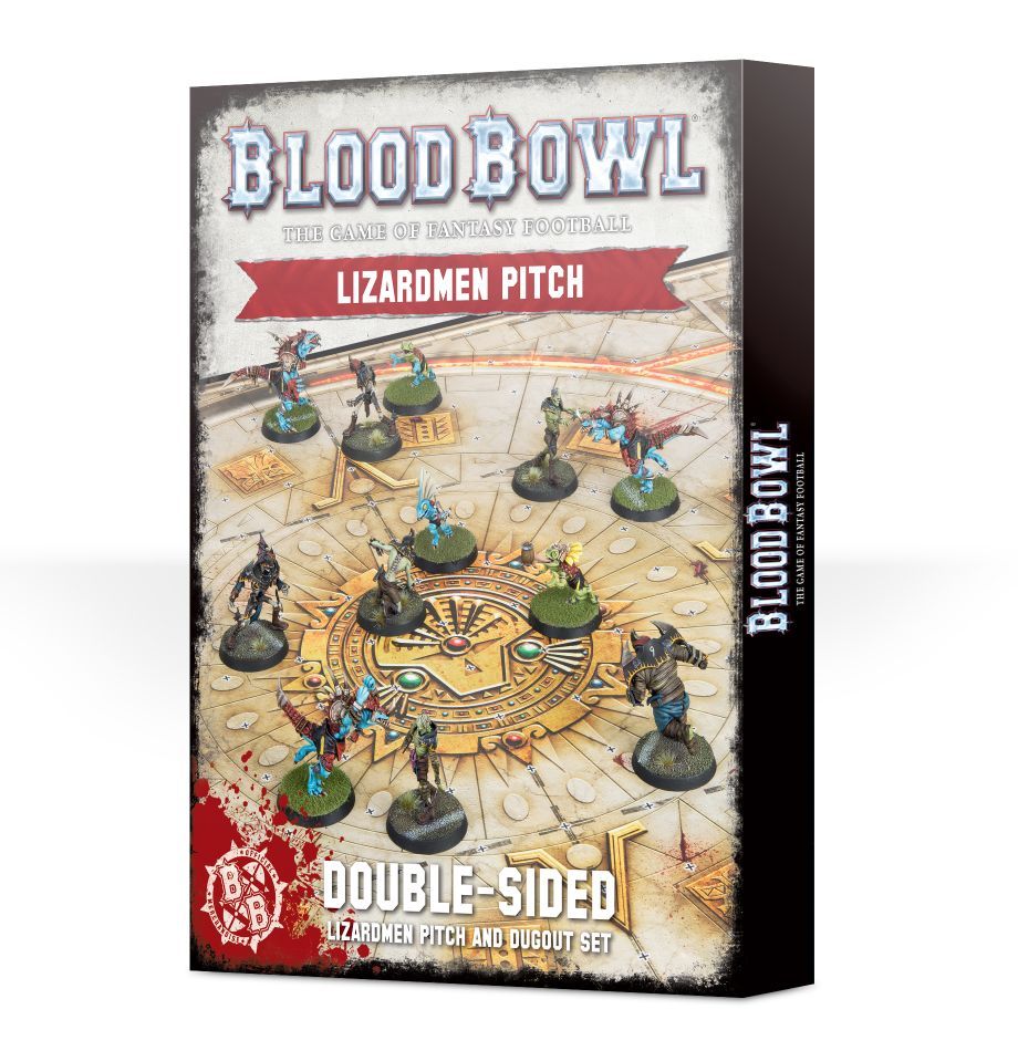 Blood Bowl (2016 edition): Lizardmen Pitch & Dugout Set box art
