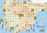 Carcassonne Maps: Peninsula Iberica (84,1 x 59,4 cm)