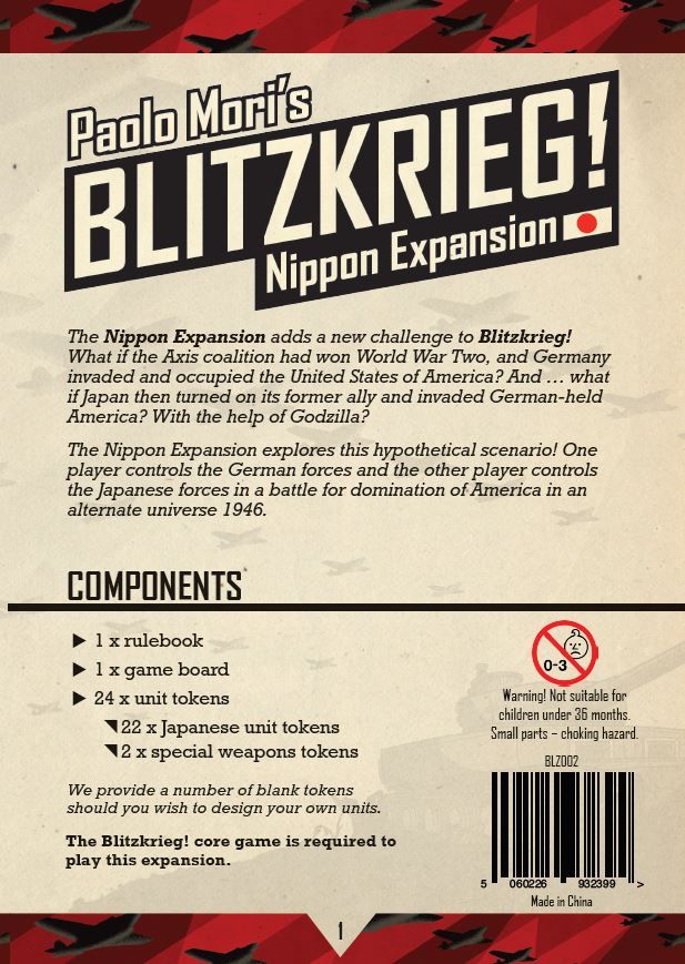 Blitzkrieg!: Nippon Expansion box art