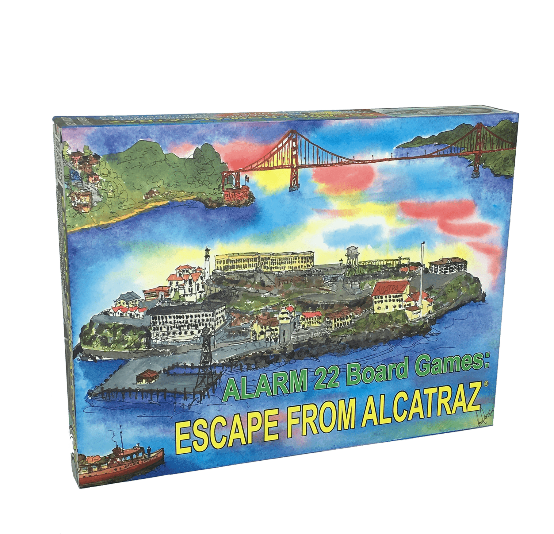 Alarm 22: Escape From Alcatraz doboz