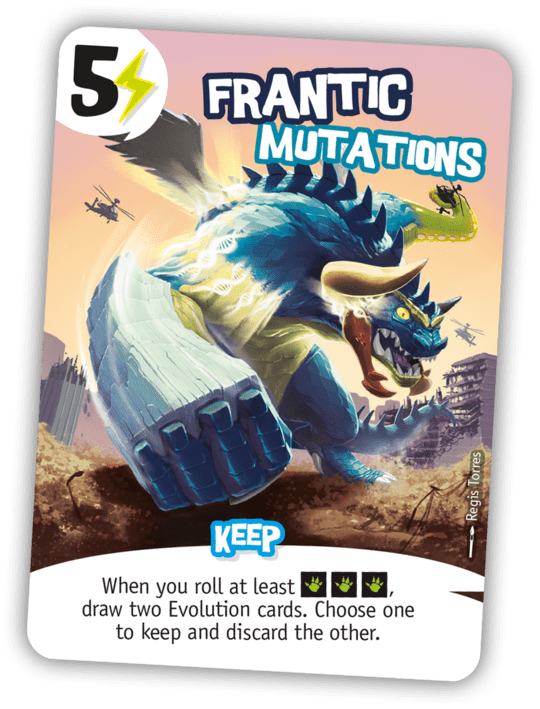 King of Tokyo: Frantic Mutations Promo Card box art