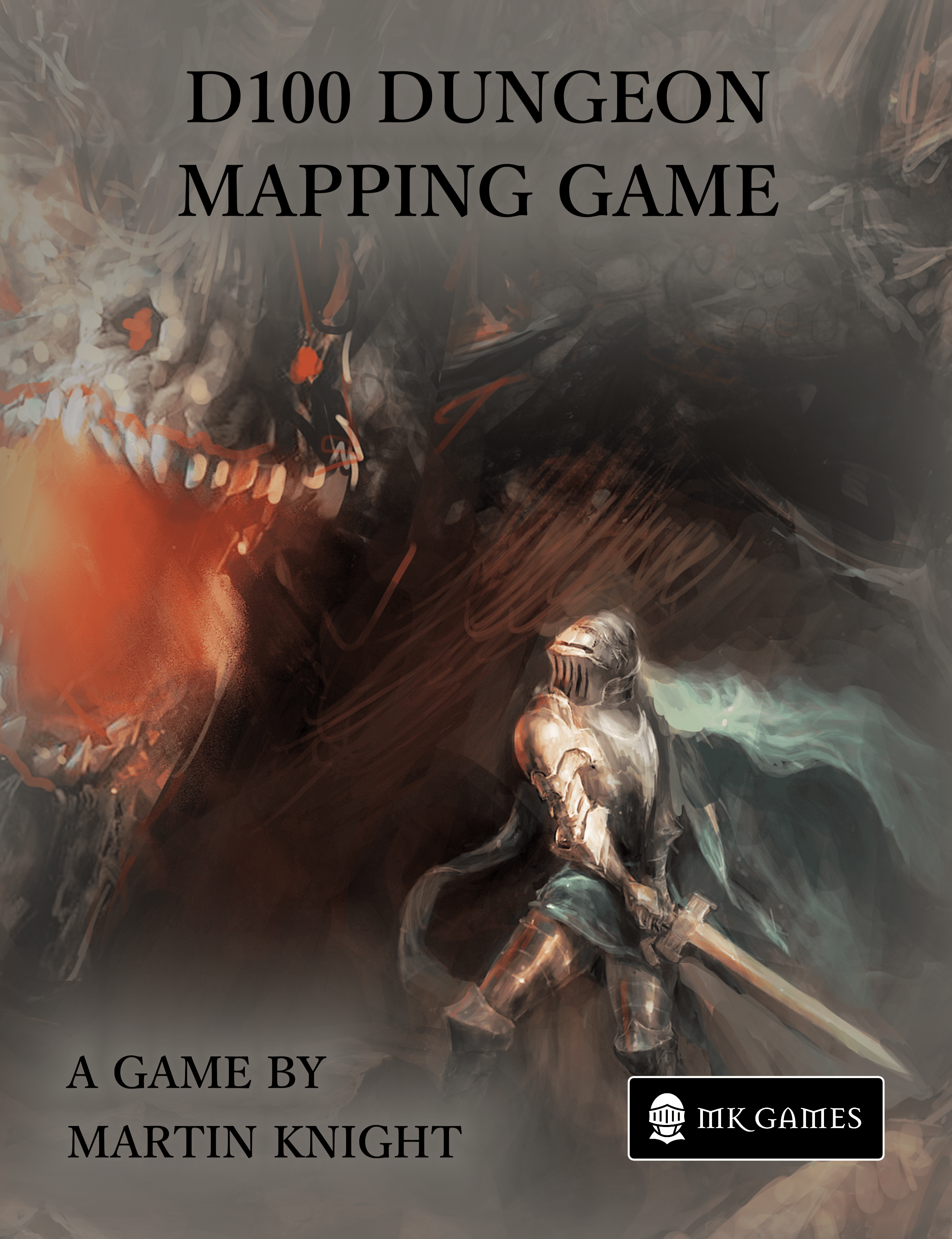 D100 Dungeon: Mapping Game box art
