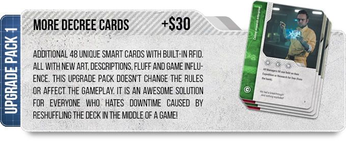 Beyond Humanity: Colonies – Upgrade pack 1 doboz