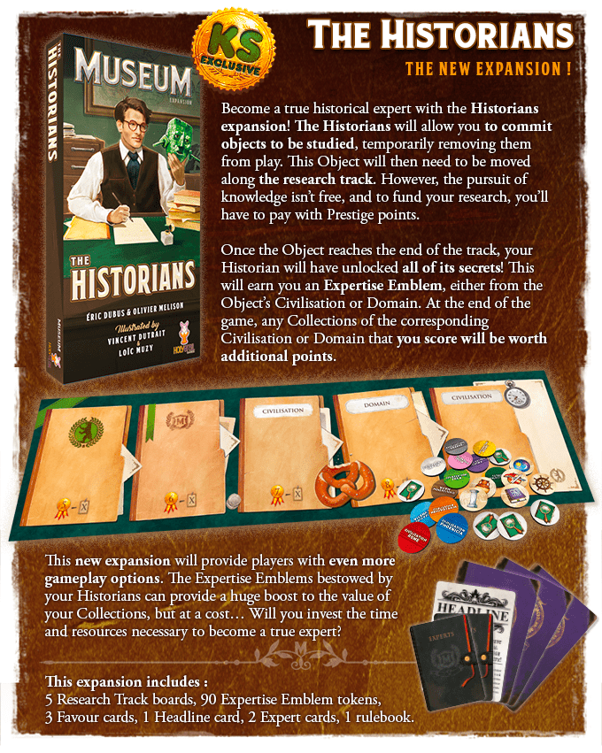 Museum: The Historians box art