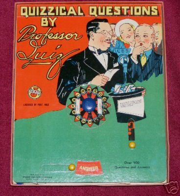 Quizzical Questions by Professor Quiz doboz