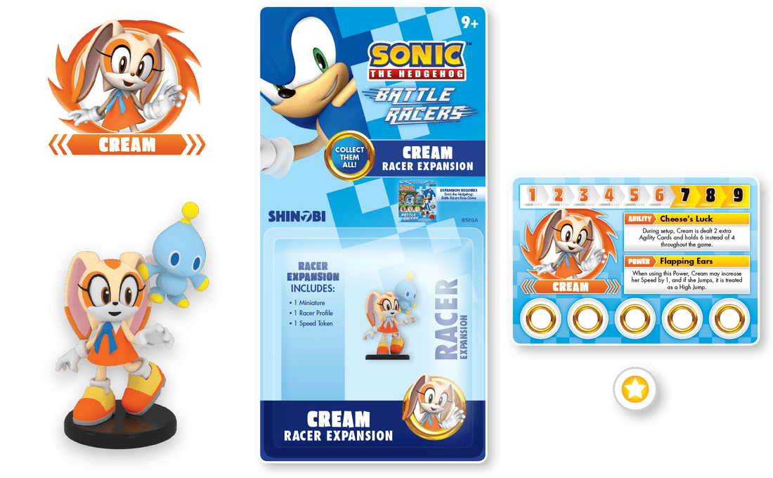 Coperta Sonic the Hedgehog: Battle Racers – Cream Racer Expansion