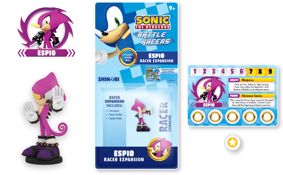 Coperta Sonic the Hedgehog: Battle Racers – Espio Racer Expansion