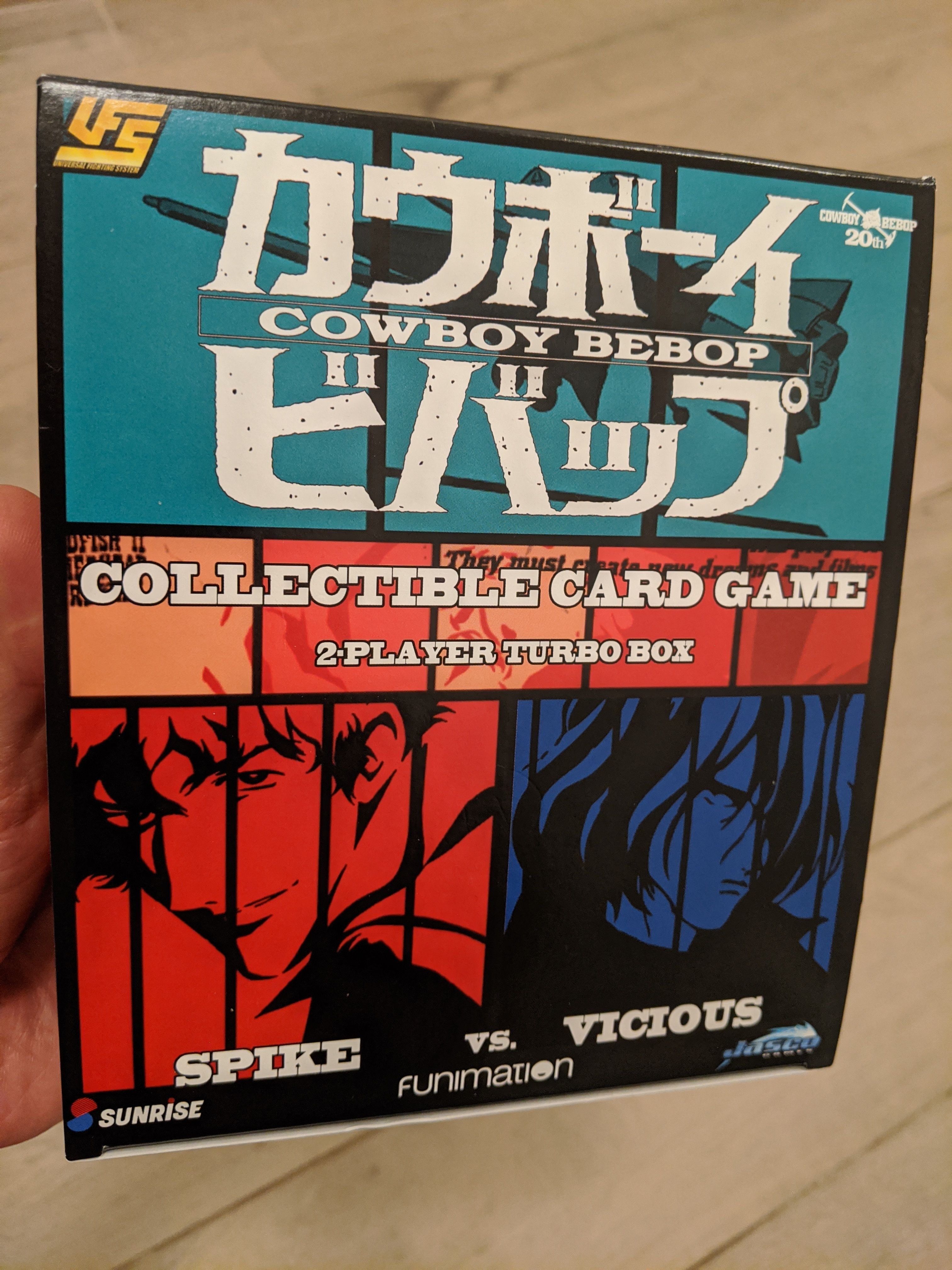 Universal Fighting System: Cowboy Bebop Collectible Card Game box art