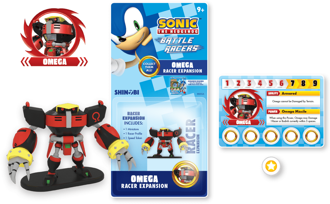 Coperta Sonic the Hedgehog: Battle Racers – Omega Racer Expansion