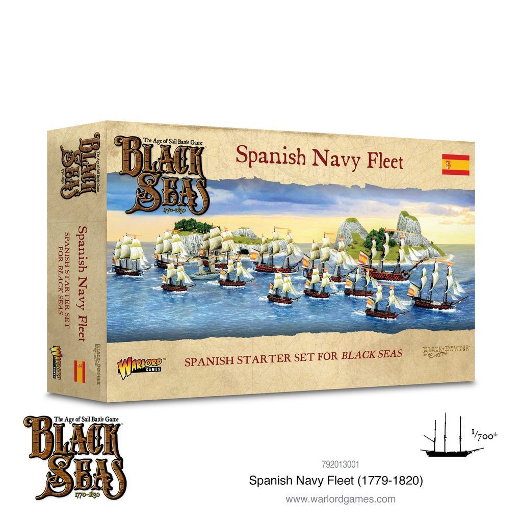 Coperta Black Seas: Spanish Navy Fleet