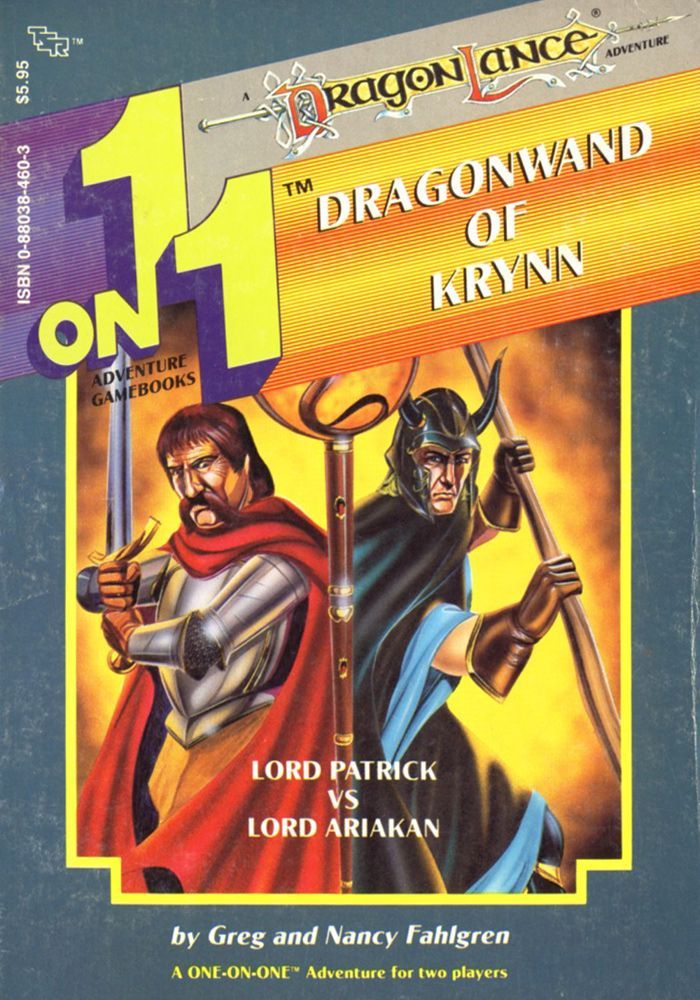 1 on 1 Adventure Gamebooks: The Dragonwand of Krynn box art