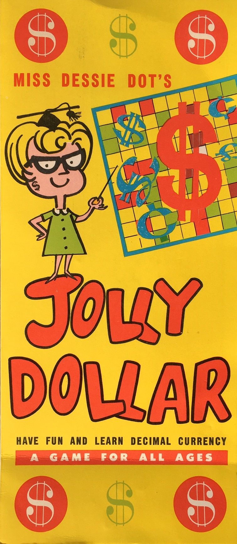 Miss Dessie Dots Jolly Dollar doboz