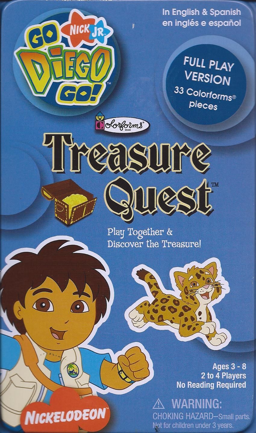 Go Diego Go! Treasure Quest box art