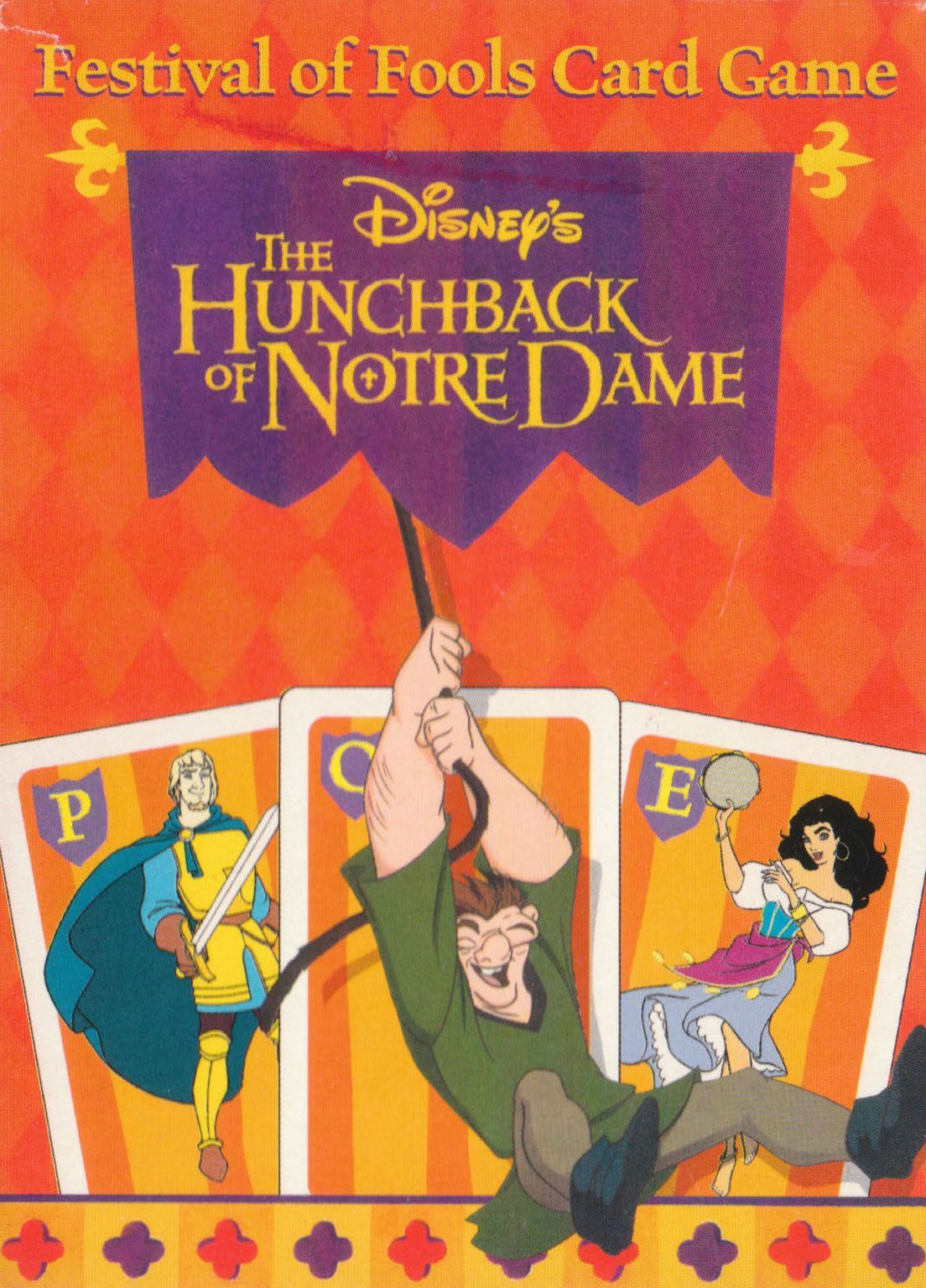 Disney's The Hunchback of Notre Dame Festival of Fools Card Game box art