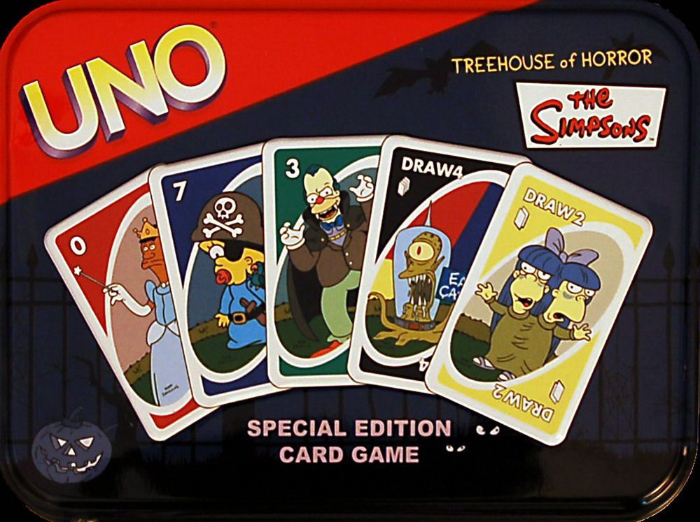 UNO: The Simpsons – Treehouse of Horror box art